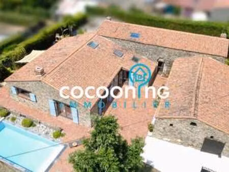 vente demeure d'exception piscine au landreau (44430) : à vendre piscine / 234m² le landre