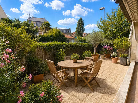bas de chatou - 7 mn rer - appartement 5 pieces 99 m² - terrasse 31 m² - cave et parking