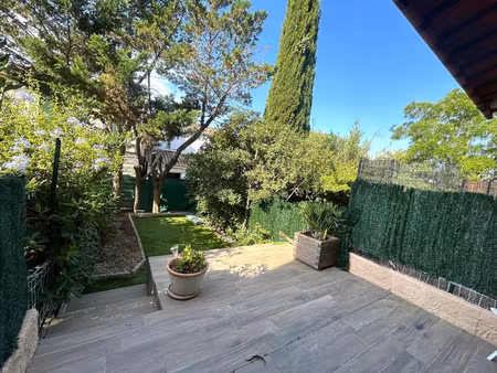 à louer studio meublé avec terrasse et jardinet au pin-rol