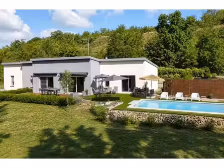 maison contemporaine 2015 - dpe a - piscine chauffée - plain-pied - 7 min de rodez
