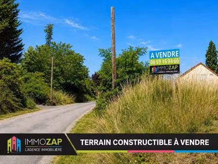 terrain constructible à vendre