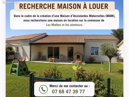 recherche maison en location