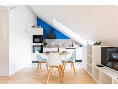 superbe t2 duplex meublé