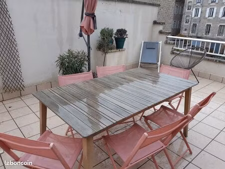 t2 atypique  grande terrasse