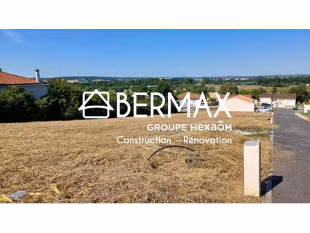 vente terrain 416 m² à la couronne (16400)  32 000 €
