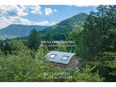 maison contemporaine en pleine nature