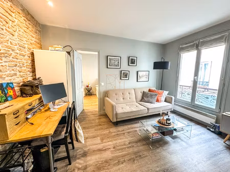 paris 3e – passage des gravilliers – charmant 2 pièces de 34 m²