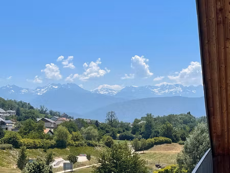 superbe vue sur la chaîne de belledonne