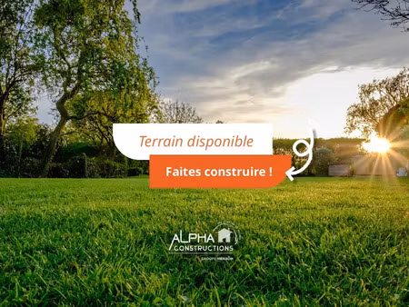 vente terrain 1100 m² à touvre (16600)  80 000 €
