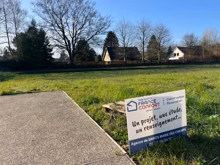 vente terrain 525 m² à angerville-l'orcher (76280)  105 000 €