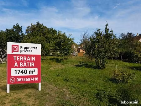 terrain 1 748 m² mulsanne