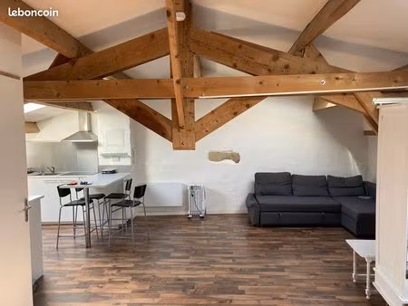 grand studio 42 m² meuble