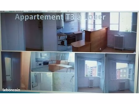 loue appartement t3 sur la côte pavé de 47 m²