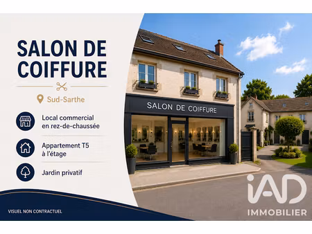 vente locaux professionnels 0 pièces 216 m² à le lude (72800)  55 400 €