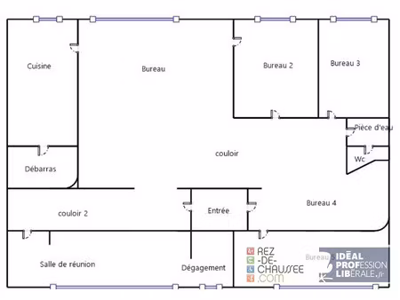 vente locaux professionnels 4 pièces 121.05 m² à clichy (92110)  690 000 €