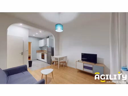 location meublée appartement 2 pièces 35 m² à anzin (59410)  530 €