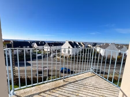 concarneau: appartement t3 avec balcon : vue mer  centre ville à pied