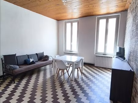 appartement - rdc - 63 m2 - 3 pièces - meublé