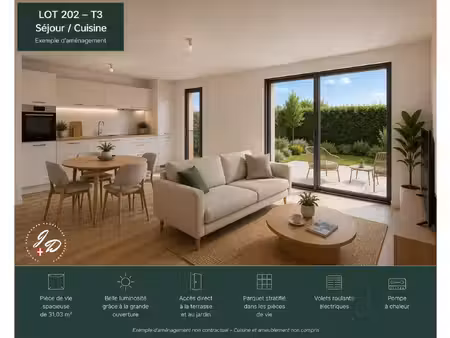 appartement à vendre albens 3 pièce(s) 63m2 287 000€