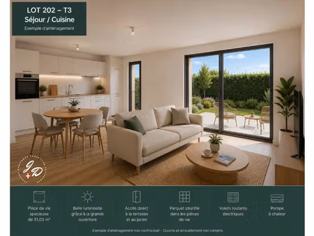 appartement à vendre albens 3 pièce(s) 63m2 294 000€