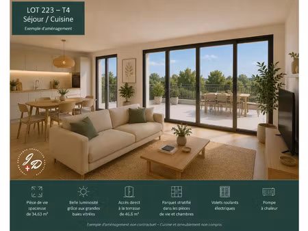 appartement à vendre albens 4 pièce(s) 81m2 339 000€