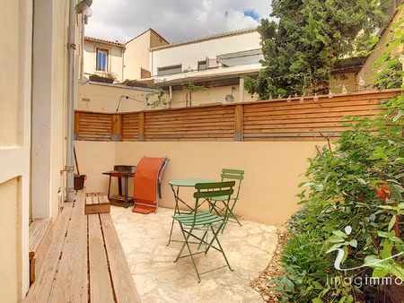 montpellier quartier gare studio avec coin chambre et cour