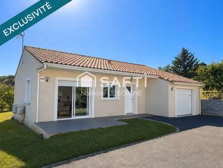 jolie maison de plain pied avec garage