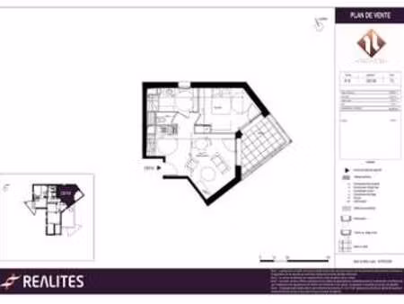 location appartement 2 pièces à rennes (35000) : à louer 2 pièces / 44m² rennes