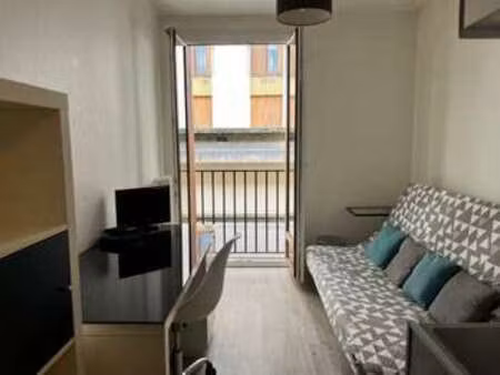 location appartement t1 meublé à rennes saint-helier (35000) : à louer t1 meublé / 12m² re