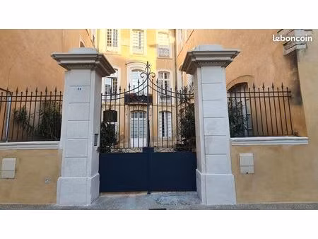 studio meublé rénové 20m2 terrasse c.v rés calme