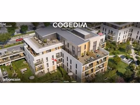 appartement à louer t2 neuf avec balcon et parking – elancourt 78