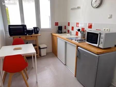 f2 meublé  rouen rive droite pour 2 étudiants(e)