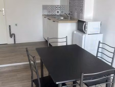 à louer – appartement t2 meublé de 27 m² avec machine à laver
