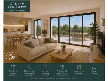 vente appartement 4 pièces 81 m² à albens (73410)  369 000 €