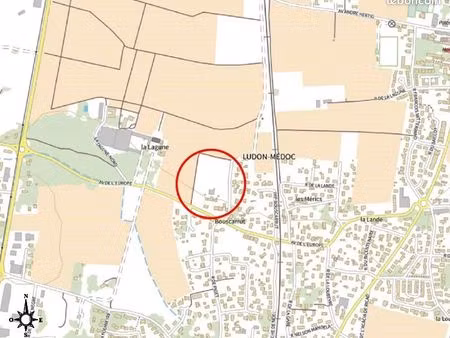 terrain 919 m² ludon medoc