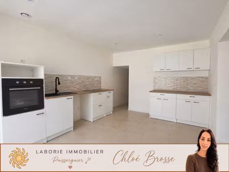a louer - cazouls les beziers - appt t3 de 73 m2 meuble avec