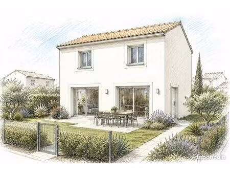 maison neuve non mitoyenne de 80m² habitables