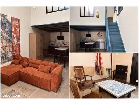 loft meublé atypique rénové