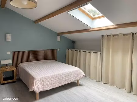 t2 meublé 50 m2 avec terrasse