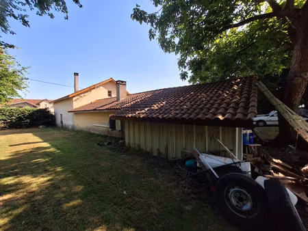 maison en pierre à rénover – fort potentiel à plaisance-du-gers – terrain 1 569 m² – dépen