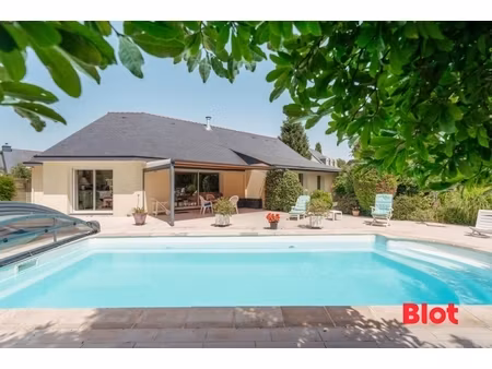 blot immobilier vannes - à vendre - saint-avé - maison plain-pied 4 chambres - piscine