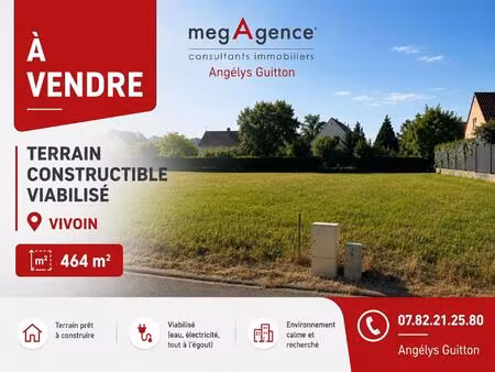 terrain constructible viabilisé - à 25 minutes du mans