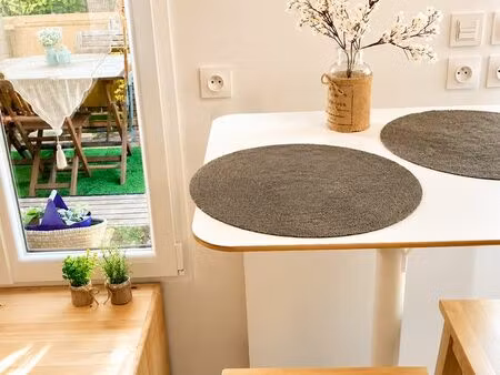 studio neuf + terrasse privée sans aucun vis-à-vis. tout équipé et tout inclus  calme abso