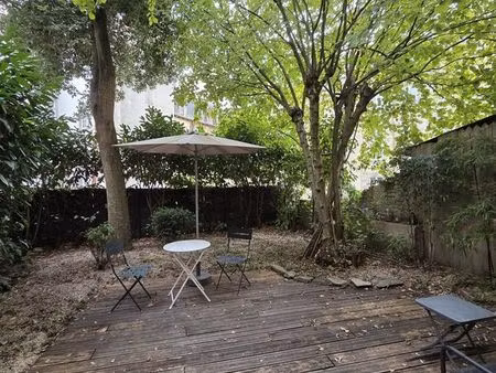 studio meublé rénové avec jardin privatif – hyper centre rennes