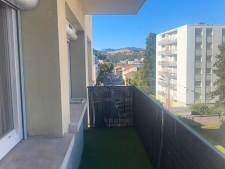 t3 meublé 80 m² – 2 chambres – 2 balcons – colocation possible – saint-étienne la terrasse