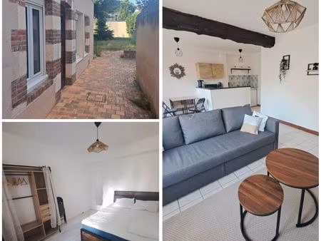 appartement t2 meublé 37 m² hyper centre bourges calme rénové