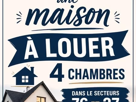 recherche maison à louer