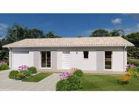 terrain avec maison neuve à vendre