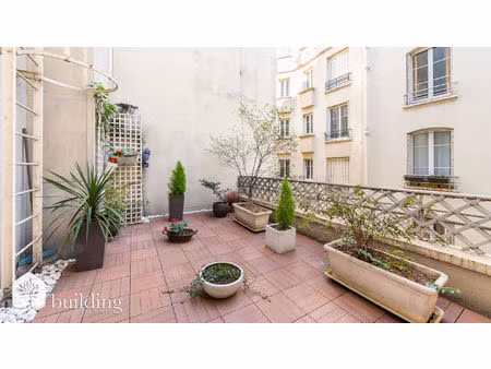 paris 16ème - exelmans - 3 pièces - 75m² avec terrasse de 15m²