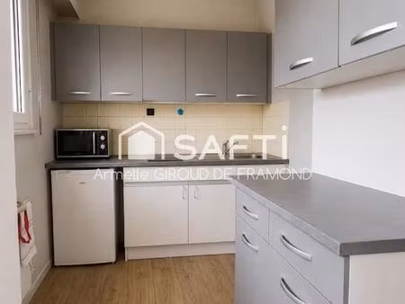 situé à mulhouse (68100) – studio 29 5 m2 avec terrasse et fort potentiel dans résidence s